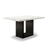 Furniture of America IDF-3744PT Southwind Faux Marble Top Counter Height Dining Table