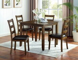 Furniture of America IDF-3770T-5PK Chesterton 5-Piece Dining Table Set