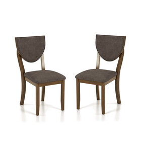 Furniture of America IDF-3787SC Raven Padded Side Chairs (Set of 2)
