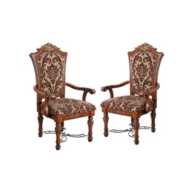 Furniture of America IDF-3788SC Kalena Traditional Wood Side Chairs (Set of 2)