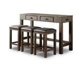 Furniture of America IDF-3792PT-4PK Stache 4-Piece Counter Height Dining Set