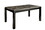 Furniture of America IDF-3823T Rumie Contemporary Marble Top Dining Table in White and Dark Walnut