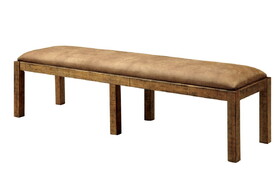 Furniture of America IDF-3829BN Lyon Cottage Padded Dining Bench