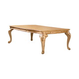 Furniture of America IDF-3845WH-T Mercera Traditional Extendable Dining Table