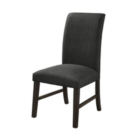 Furniture of America IDF-3874DG-SC Mako Transitional Upholstered Side Chairs (Set of 2)