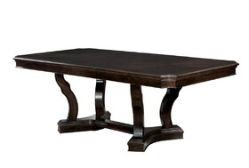 Furniture of America IDF-3878T Julessa Traditional Trestle Base Dining Table