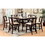 Furniture of America IDF-3984PT-9PC Rankin Contemporary 9-Piece Wood Counter Height Dining Set