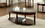 Furniture of America IDF-4131OC Canello Transitional Oval Coffee Table