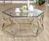 Furniture of America IDF-4160C Firnley Contemporary Metal Coffee Table
