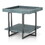Furniture of America IDF-4369BL-E Humere Tray Top End Table in Antique Blue