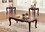 Furniture of America IDF-4423-3PK Fanciet Traditional Marble Top 3-Piece Table Set