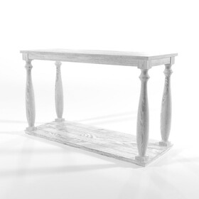 Furniture of America IDF-4520S Shavonna Rustic Wood Console Table