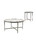 Furniture of America IDF-4743-2PC Seridian Contemporary 2-Piece Metal Table Set