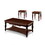 Furniture of America IDF-4915-3PK Shallo Traditional 3-Piece Wood Table Set