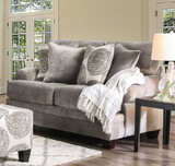 Furniture of America Tandem Contemporary Upholstered Loveseat