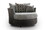 Furniture of America IDF-5184-CH Saddlebrook T-Cushion Swivel Chair