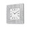 Furniture of America IDF-581WK Livvy Contemporary Square Wall Clock
