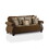 Furniture of America IDF-6213-SF Glenridge Upholstered Sofa in Brown