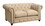 Furniture of America IDF-6269BR-LV Renett Traditional Fabric Tufted Tuxedo Loveseat in Brown