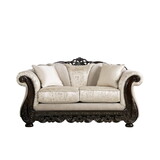 Furniture of America Sorne Traditional Chenille Upholstered Loveseat