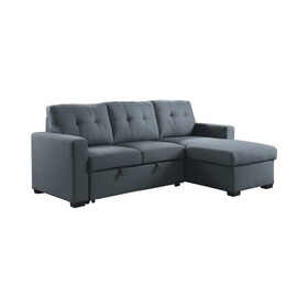 Furniture of America Jaco Contemporary Tufted Sectional