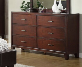Furniture of America Hage Contemporary 6-Drawer Dresser