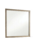 Furniture of America IDF-7068GY-M Gelli Contemporary Wood Framed Mirror