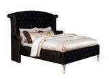 Furniture of America Clerita Transitional Wingback Tufted Queen Bed