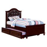 Furniture of America Ben Traditional Solid Wood Twin Platform Bed