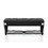 Furniture of America IDF-7194BK-BN Vabelle Traditional Button Tufted Bench in Black