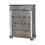 Furniture of America IDF-7194C Vabelle Traditional 5-Drawer Chest in Silver