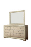 Furniture of America IDF-7195M Stolte Glam Wood Framed Mirror