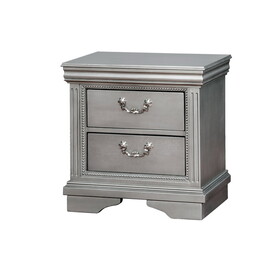 Furniture of America IDF-7199N Lester Traditional 2-Drawer Nightstand