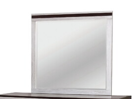 Furniture of America IDF-7206M Cartier Contemporary Wood Framed Mirror