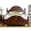 Furniture of America IDF-7260CK Cardena Traditional Solid Wood Panel Bed