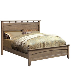 Furniture of America Perdomo Transitional Solid Wood Panel Bed