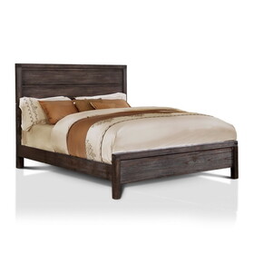 Furniture of America Emma Rustic Solid Wood Panel Bed