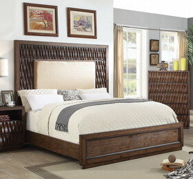 Furniture of America Desdon Transitional Wood Panel Bed