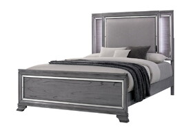 Furniture of America Dynama Contemporary Solid Wood Panel Bed
