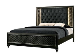 Furniture of America Cherton Contemporary Led Panel Bed