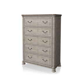 Furniture of America IDF-7661WH-C Zino Transitional 5-Drawer Chest