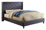 Furniture of America Minkoff Contemporary Fabric Platform Bed