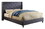 Furniture of America IDF-7677BL-Q Minkoff Contemporary Fabric Platform Bed in Queen