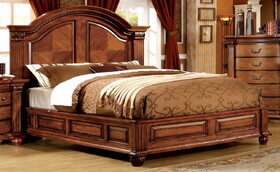 Furniture of America IDF-7738Q Normare Traditional Solid Wood Panel Bed