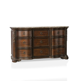 Furniture of America IDF-7859D Aolo Traditional 9-Drawer Dresser