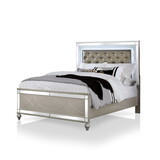 Furniture of America Nifta Transitional Button Tufted Panel Bed