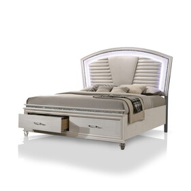 Furniture of America Moqua Transitional 2-Drawer Platform Bed