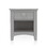 Furniture of America IDF-7905GY-N Tammy Transitional Open Storage Nightstand in Gray
