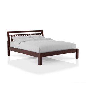 Furniture of America IDF-7923EX-EK Nelgham Transitional Solid Wood Platform Bed