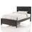 Furniture of America IDF-7927T Jaq Panel Twin Bed in Gray and Charcoal